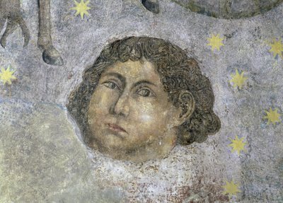 Einer der vier Winde, Detail aus dem Gewölbe des 